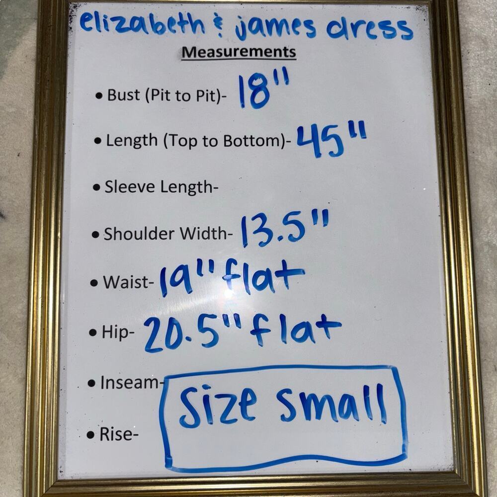 Elizabeth and James Sleeveless Cotton Midi Dress (Size Small)- Caramel/Cognac - Picture 11 of 12